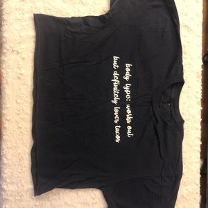 Muscles & Donuts Crop Top